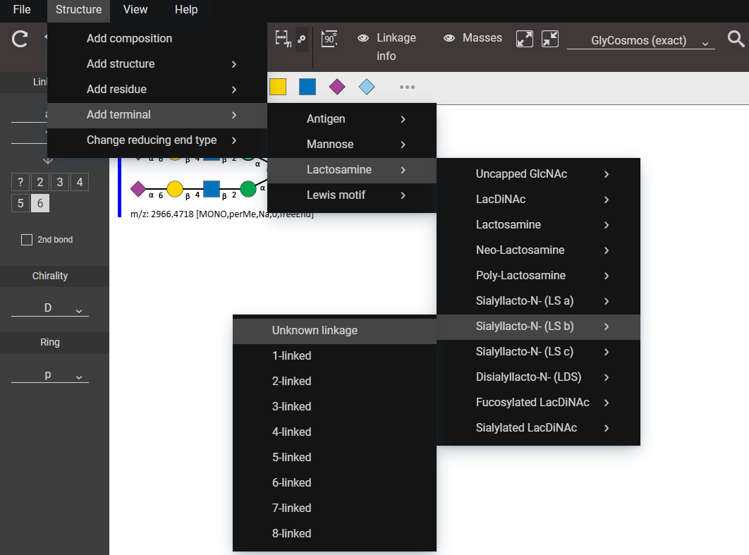 Add terminalメニューの展開手順